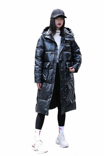 women's down & parkas women winter hooded windproof big pocket side button long glossy coat puffer jacket cotton padded outwear overcoa, Black
women's down & parkas women winter hooded windproof big pocket side button long glossy coat puffer jacket cotton padded outwear overcoa, Black