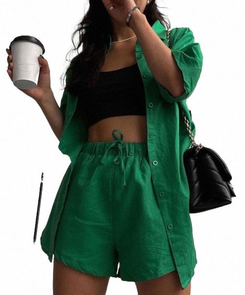 women's tracksuits casual lounge wear summer green tracksuit women shorts set short sleeve shirt and loose mini two piece se clothest, Gray
women's tracksuits casual lounge wear summer green tracksuit women shorts set short sleeve shirt and loose mini two piece se clothest, Gray