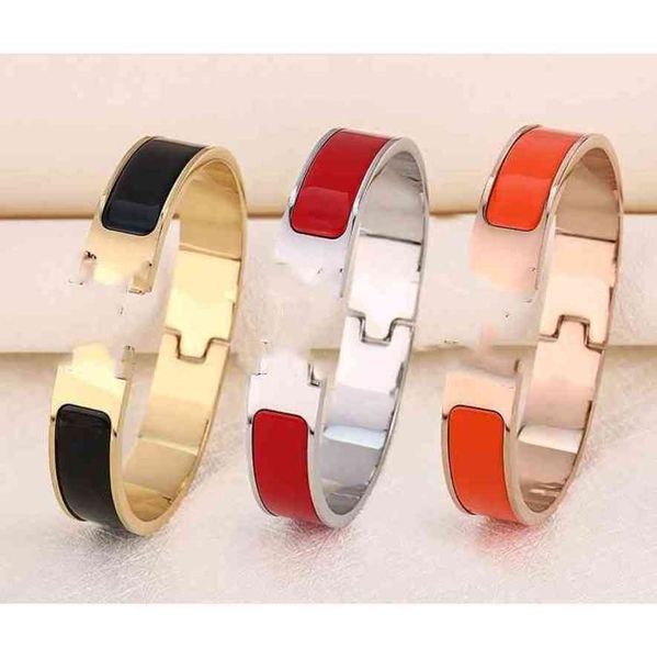 bangle buy only new buckle classic enamel bracelet plated with 18k rose gold men and women lovers light luxury titanium steel bracelet jewel, Black
bangle buy only new buckle classic enamel bracelet plated with 18k rose gold men and women lovers light luxury titanium steel bracelet jewel, Black