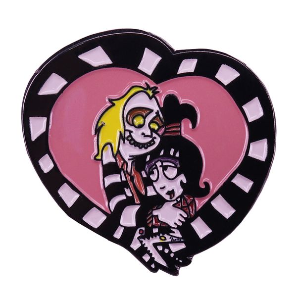 bbeetlejuice hugs - lydia deetz heart sandworm pin comedy horror gothic movie badge halloween jewelry gift, Blue
bbeetlejuice hugs - lydia deetz heart sandworm pin comedy horror gothic movie badge halloween jewelry gift, Blue