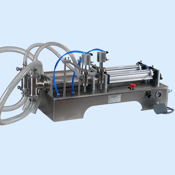 Double Nozzle Liquid Filling Machine Semi Automatic Bottle Filler Oil Cosmetic Drinks Packaging Machine Commercial
