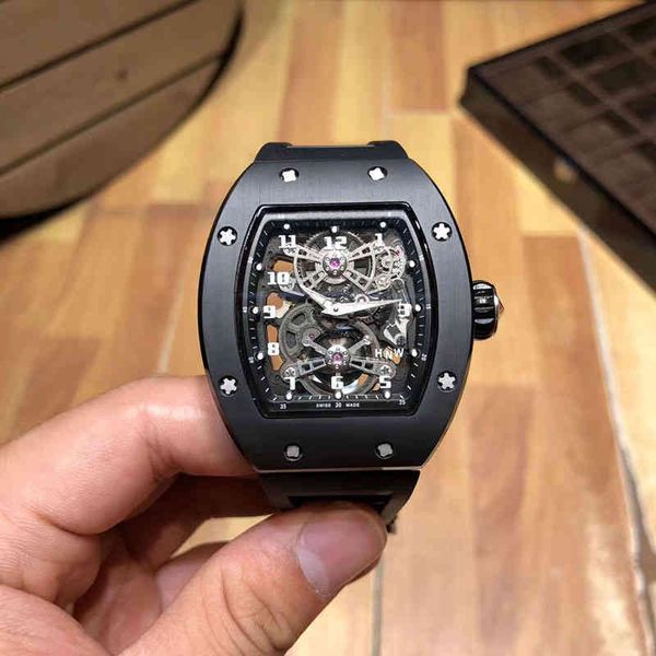 luxury mens mechanics watches richa wristwatch milles business leisure rm17-01 automatic mechanical black pottery case tape millesr watch, Slivery;brown
luxury mens mechanics watches richa wristwatch milles business leisure rm17-01 automatic mechanical black pottery case tape millesr watch, Slivery;brown