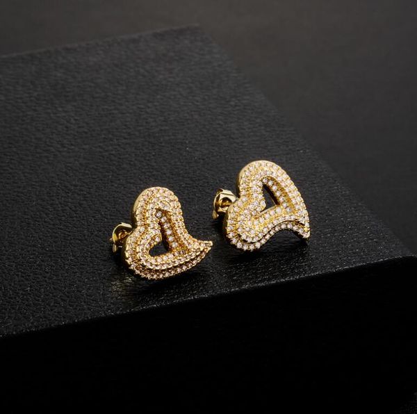 european and american style chandelier aaa ice cubic zircon heart stud earring design earring for women, Silver
european and american style chandelier aaa ice cubic zircon heart stud earring design earring for women, Silver