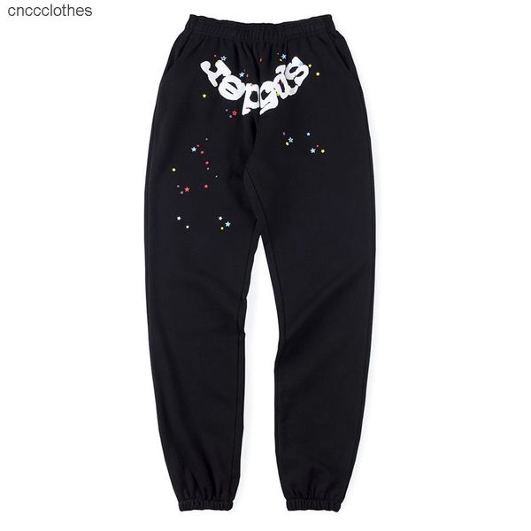 men's pants shorts young thug star same sp5der 555555 foam printed sweatpants for men and women trousers, Black
men's pants shorts young thug star same sp5der 555555 foam printed sweatpants for men and women trousers, Black