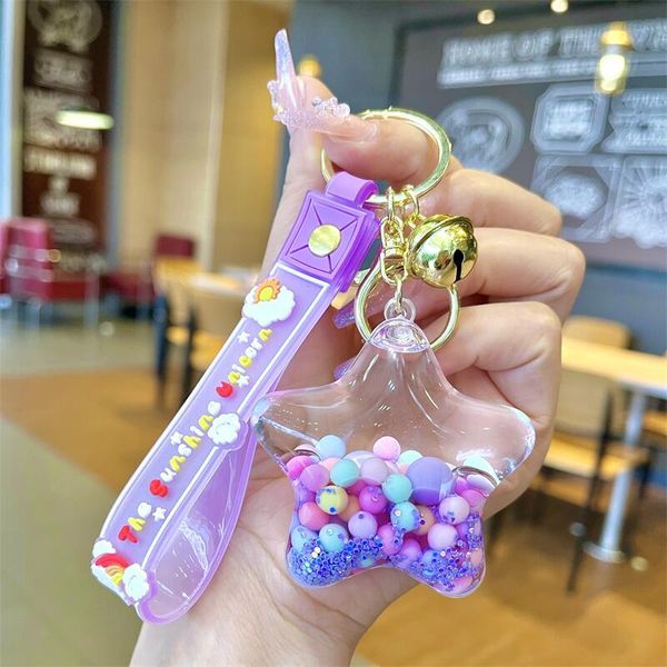 keychains cartoon oil lollipop ocean bell five pointed star petal acrylic sequins key chain car keyring pendant wholesale small gifts three, Silver
keychains cartoon oil lollipop ocean bell five pointed star petal acrylic sequins key chain car keyring pendant wholesale small gifts three, Silver