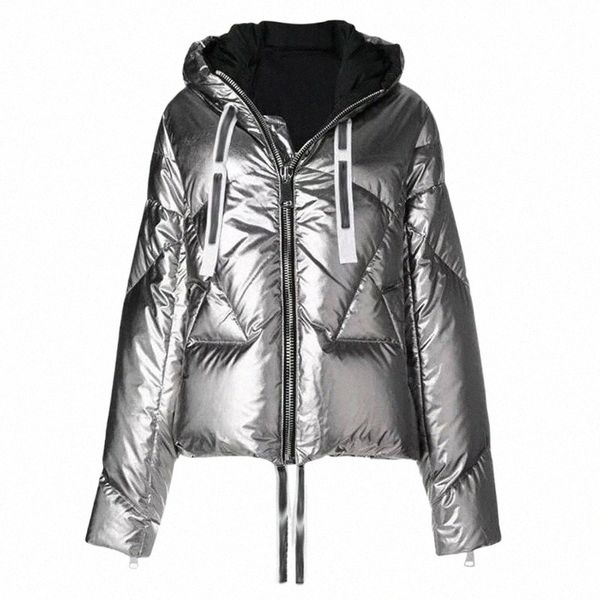 women's down & parkas winter jacket loose sustans women cotton clothing hooded bright surface thicken warm outwear short parka female c, Black
women's down & parkas winter jacket loose sustans women cotton clothing hooded bright surface thicken warm outwear short parka female c, Black