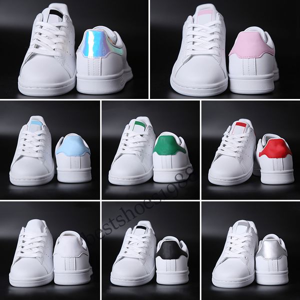 women men casual shoes fashion smith sneakers 80s leather sport classic flats shoe size 36-44, Black
women men casual shoes fashion smith sneakers 80s leather sport classic flats shoe size 36-44, Black