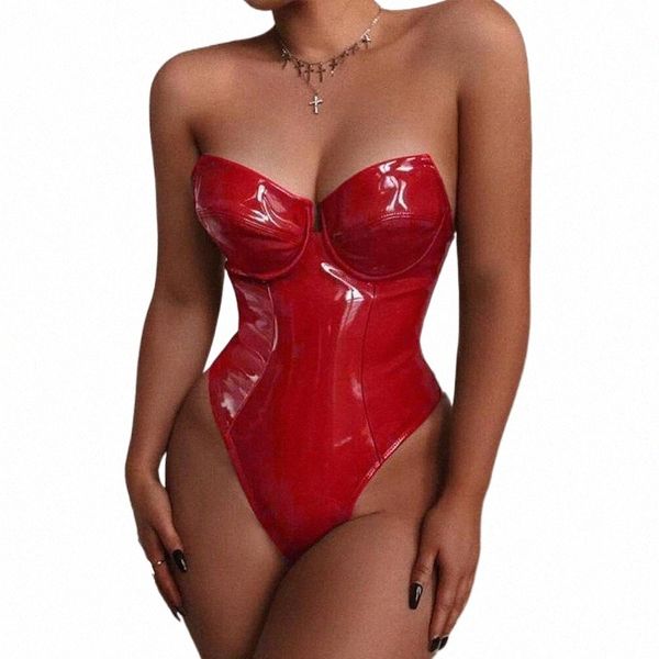 women's jumpsuits & rompers 2022 off shoulder pu leather bodysuit women black backless bodycon womens jumpsuit club overalls j4ff#, Black;white
women's jumpsuits & rompers 2022 off shoulder pu leather bodysuit women black backless bodycon womens jumpsuit club overalls j4ff#, Black;white