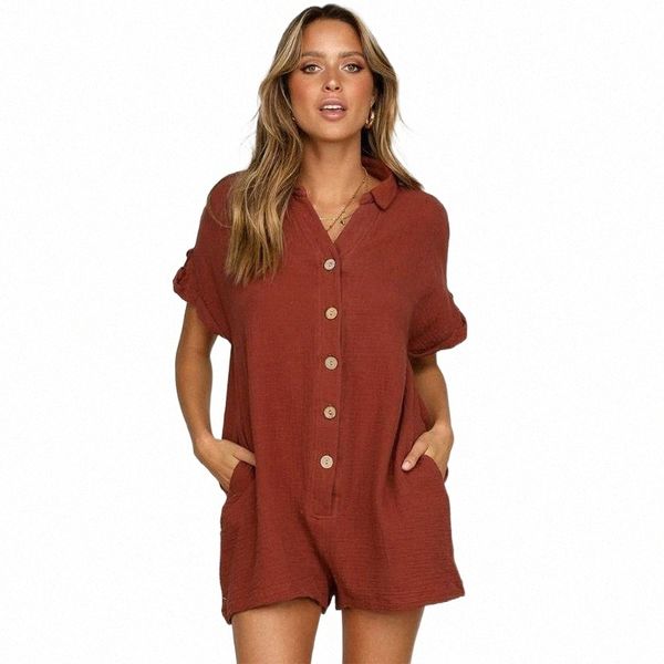 women's jumpsuits & rompers v neck loose casual solid one piece party shopping decorative buttons beach women jumpsuit turn-down collar, Black;white
women's jumpsuits & rompers v neck loose casual solid one piece party shopping decorative buttons beach women jumpsuit turn-down collar, Black;white