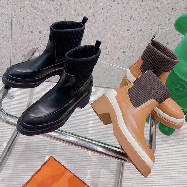 2022 autumn and winter boots classic works comfortable leather platform ankle boots, Black
2022 autumn and winter boots classic works comfortable leather platform ankle boots, Black