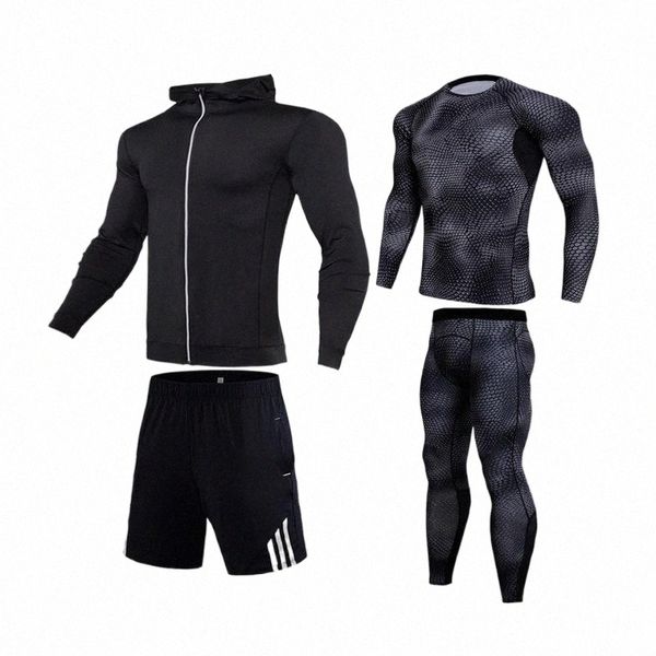 men's thermal underwear 4-piece winter sports mma rashguard suit tight track and field clothing compression fitness long m5lu#, Black;white
men's thermal underwear 4-piece winter sports mma rashguard suit tight track and field clothing compression fitness long m5lu#, Black;white