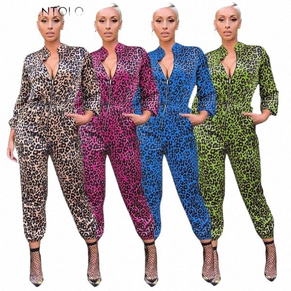 women's jumpsuits & rompers lugentolo jumpsuit fashion autumn and winter long-sleeved trend leopard print p3kp#, Black;white
women's jumpsuits & rompers lugentolo jumpsuit fashion autumn and winter long-sleeved trend leopard print p3kp#, Black;white