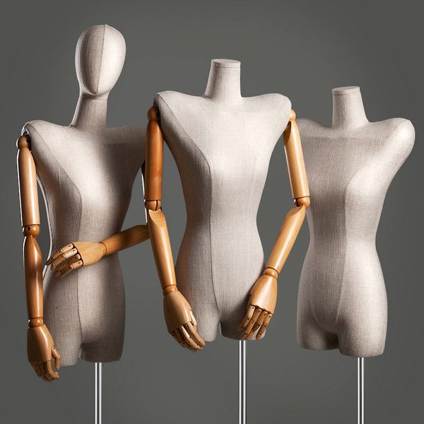 fashionable big shoulder fabric cover model women mannequin clothes store model, Khaki
fashionable big shoulder fabric cover model women mannequin clothes store model, Khaki