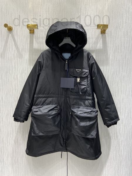 women's down & parkas designer p family 22 autumn winter new product functional wind large pocket long hat waist down cotton jacket 4gc, Black
women's down & parkas designer p family 22 autumn winter new product functional wind large pocket long hat waist down cotton jacket 4gc, Black