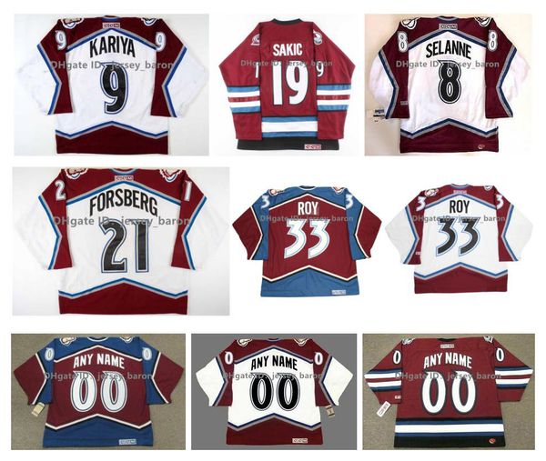 ccm avalanche paul kariya hockey jersey rob blake teemu selanne theoren fleury joe sakic claude lemieux peter forsberg patrick roy ray bourq, Black;red
ccm avalanche paul kariya hockey jersey rob blake teemu selanne theoren fleury joe sakic claude lemieux peter forsberg patrick roy ray bourq, Black;red