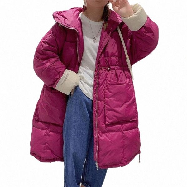 women's down & parkas oversize women puffer coats winter fashion long coat hooded jackets female outwear white duck r638#, Black
women's down & parkas oversize women puffer coats winter fashion long coat hooded jackets female outwear white duck r638#, Black