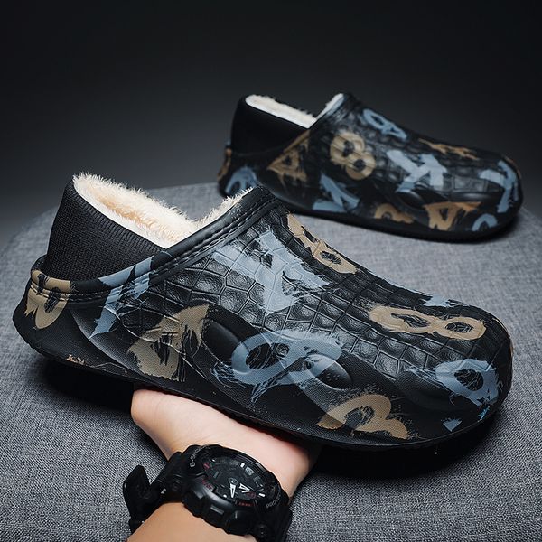 handmade shoes in winter 2022 two color plush warm and antiskid light breathable soft soled waterproof men's slippers, Red;white
handmade shoes in winter 2022 two color plush warm and antiskid light breathable soft soled waterproof men's slippers, Red;white
