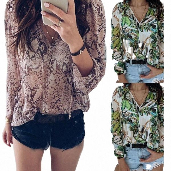women's blouses & shirts style women print leopard plus size v neck long sleeve blouse chiffon baggy loose summer fashion 20211 s8cr#, White
women's blouses & shirts style women print leopard plus size v neck long sleeve blouse chiffon baggy loose summer fashion 20211 s8cr#, White