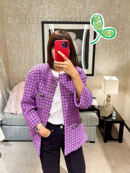 women's jackets designer the right version aw22 new purple square pattern long round neck slim wool coat 9408 a19d, Black;brown
women's jackets designer the right version aw22 new purple square pattern long round neck slim wool coat 9408 a19d, Black;brown