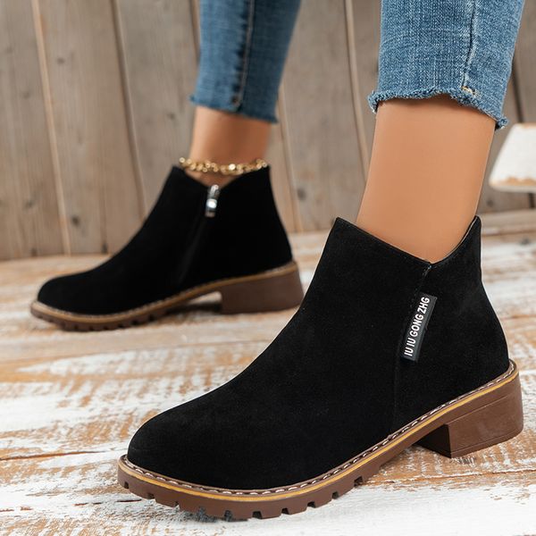 ladies retro block heels brown black chelsea boots women british designer leather fashion shoes classics ankle boots suede low heel casual
ladies retro block heels brown black chelsea boots women british designer leather fashion shoes classics ankle boots suede low heel casual