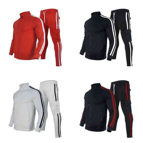 men's tracksuits stitched zipper men's suit air layer sports men's suit leisure sports fitness sweater stand collar two-piece, Gray
men's tracksuits stitched zipper men's suit air layer sports men's suit leisure sports fitness sweater stand collar two-piece, Gray