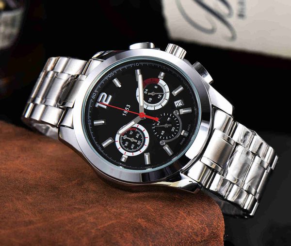 large diameter round luxury fashion men's watch three pin display calendar alloy case forged strap, Slivery;brown
large diameter round luxury fashion men's watch three pin display calendar alloy case forged strap, Slivery;brown