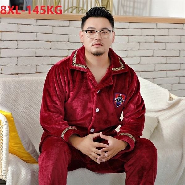men's sleepwear winter men thick flannel fleece pajamas sets warm sleepwear large size 7xl 8xl home coral pijamas oversize suit homewea, Black;brown
men's sleepwear winter men thick flannel fleece pajamas sets warm sleepwear large size 7xl 8xl home coral pijamas oversize suit homewea, Black;brown