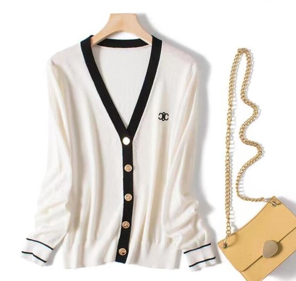 women's sweaters new for wool ladies luxury brand designer channel knitted sweater casual o-neck stitching cashmere top, White;black
women's sweaters new for wool ladies luxury brand designer channel knitted sweater casual o-neck stitching cashmere top, White;black