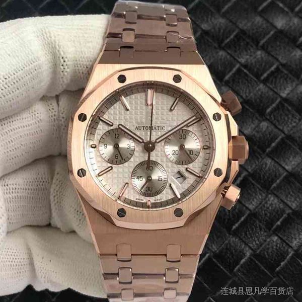 roya1 0ak chronograph fully automatic men s mechanical watch stainless steel super luminous waterproof, Slivery;brown
roya1 0ak chronograph fully automatic men s mechanical watch stainless steel super luminous waterproof, Slivery;brown
