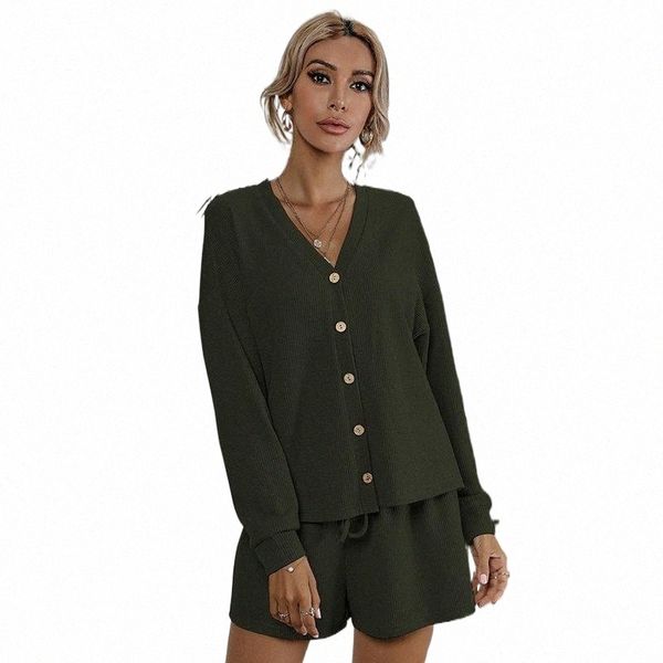women's tracksuits autumn 2021 v neck solid color long sleeve suit for ladies waffle jacket shorts two piece set fashionable s38v#, Gray
women's tracksuits autumn 2021 v neck solid color long sleeve suit for ladies waffle jacket shorts two piece set fashionable s38v#, Gray