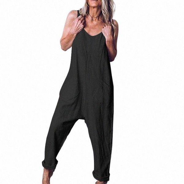 women's jumpsuits & rompers celmia fashion casual solid pants drop crotch summer sleeveless v-neck playsuits plus size overalls 38ez#, Black;white
women's jumpsuits & rompers celmia fashion casual solid pants drop crotch summer sleeveless v-neck playsuits plus size overalls 38ez#, Black;white