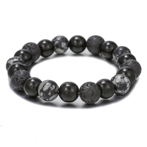 8mm 10mm natural stone handmade beaded strands charm bracelets yoga elastic bangle party club jewelry for women men, Black
8mm 10mm natural stone handmade beaded strands charm bracelets yoga elastic bangle party club jewelry for women men, Black