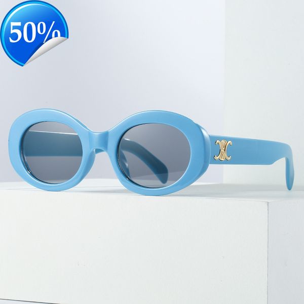 men's sunglasses designer women's the new tiktok online red sunglass women's fashion oval sunglass arc de triomphe walk show, White;black
men's sunglasses designer women's the new tiktok online red sunglass women's fashion oval sunglass arc de triomphe walk show, White;black