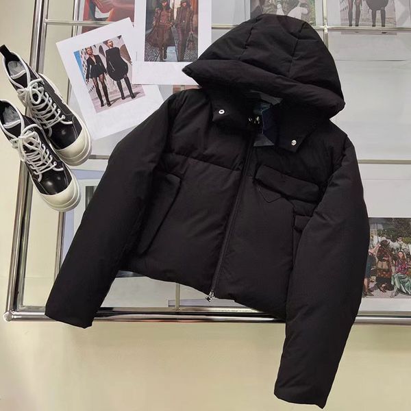 luxurys women down coats outdoor warm casual puffer jacket winter thick down jackets classic triangle letter coats, Black
luxurys women down coats outdoor warm casual puffer jacket winter thick down jackets classic triangle letter coats, Black