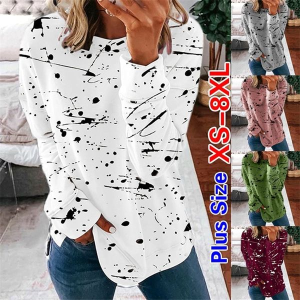 women's t-shirt autumn and winter fashion casual long sleeved shirts o-neck sweatshirts ladies blouses printed loose t-shirts 220921, White
women's t-shirt autumn and winter fashion casual long sleeved shirts o-neck sweatshirts ladies blouses printed loose t-shirts 220921, White
