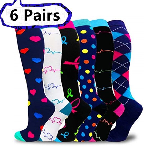 socks hosiery 6 pairs compression women knee high edema anti fatigue diabetes varicose veins running sports stocking 220921, Black;white
socks hosiery 6 pairs compression women knee high edema anti fatigue diabetes varicose veins running sports stocking 220921, Black;white