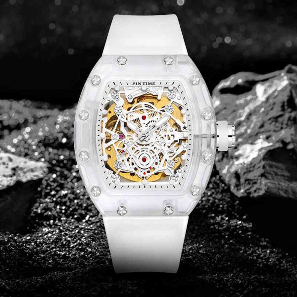 wristwatches pintime men new fashion automatic mechanical watch transparent white hollow large dial sport luminous wristwatch relo homb 0921, Slivery;brown
wristwatches pintime men new fashion automatic mechanical watch transparent white hollow large dial sport luminous wristwatch relo homb 0921, Slivery;brown