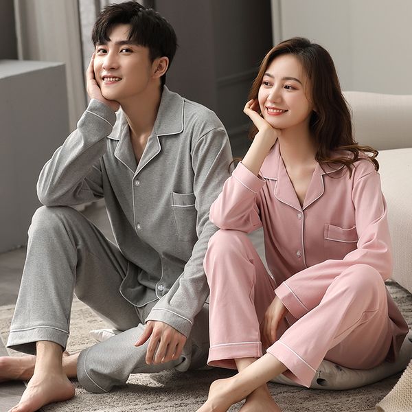 men's sleepwear winter couple pajamas clothes 100 cotton bedroom for women and men hombre dormir home pijamas pj pyjamas femme l220920, Black;brown
men's sleepwear winter couple pajamas clothes 100 cotton bedroom for women and men hombre dormir home pijamas pj pyjamas femme l220920, Black;brown