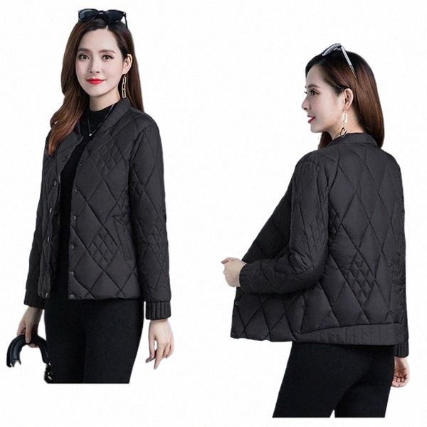 women's down & parkas winter fashion ladies thin padded cotton commute jacket short korean slim clothing stand-up collar long sleeve q0, Black
women's down & parkas winter fashion ladies thin padded cotton commute jacket short korean slim clothing stand-up collar long sleeve q0, Black