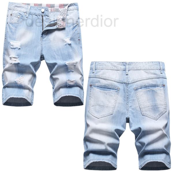men's jeans designer summer thin denim shorts men's perforated pants korean fashion loose straight print capris clo6, Blue
men's jeans designer summer thin denim shorts men's perforated pants korean fashion loose straight print capris clo6, Blue
