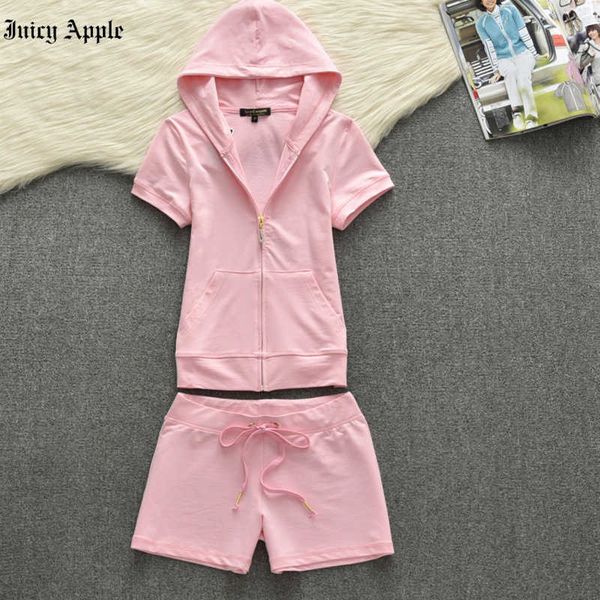juicy apple women's tracksuits hooded shorts fashion sports tracksuits fitness two 2 piece set suit sportwear woman jogger sweat, Gray
juicy apple women's tracksuits hooded shorts fashion sports tracksuits fitness two 2 piece set suit sportwear woman jogger sweat, Gray