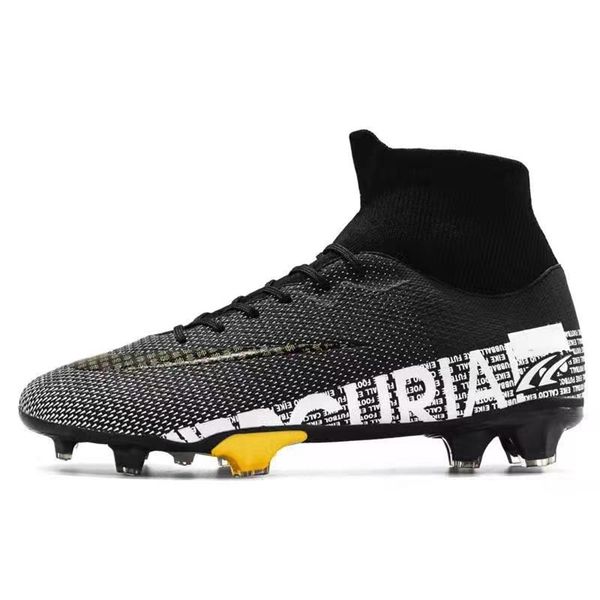 dress shoes men soccer tffg high ankle football boots male teenagers cleats grass training match sneakers 35-45 220921, Black
dress shoes men soccer tffg high ankle football boots male teenagers cleats grass training match sneakers 35-45 220921, Black