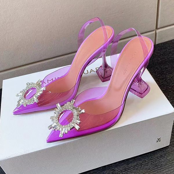 women pvc pumps sandals 's dress shoe 9.5cm party shoes crystal-embellished buckle luxury designers cowhide sole perfectly restore amin, Black
women pvc pumps sandals 's dress shoe 9.5cm party shoes crystal-embellished buckle luxury designers cowhide sole perfectly restore amin, Black