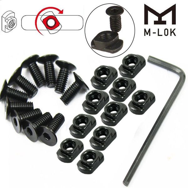 pack 10 m-lok screw and nut replacement for mlok handguard rail sections hunting 
pack 10 m-lok screw and nut replacement for mlok handguard rail sections hunting