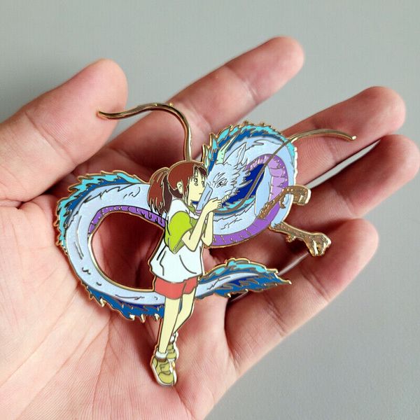 brooch large size spirited away nigihayami kohakunushi anime metal pin badge, Gray
brooch large size spirited away nigihayami kohakunushi anime metal pin badge, Gray