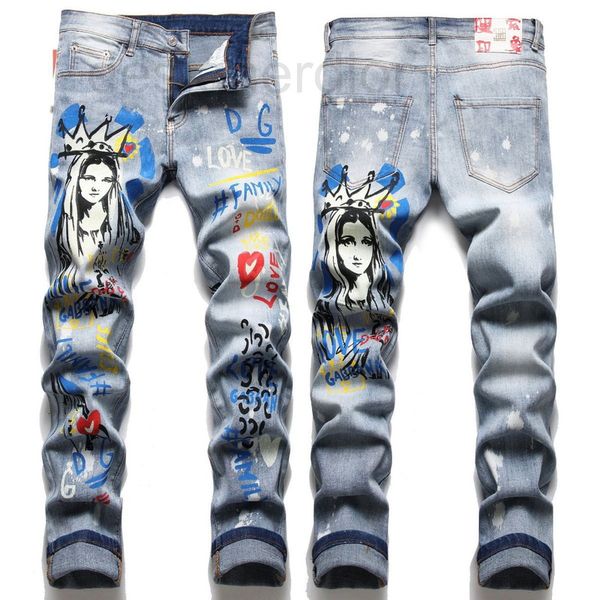 men's jeans designer new style stamping lady of liberty crown summer youth blue medium waist denim pants 4332
men's jeans designer new style stamping lady of liberty crown summer youth blue medium waist denim pants 4332