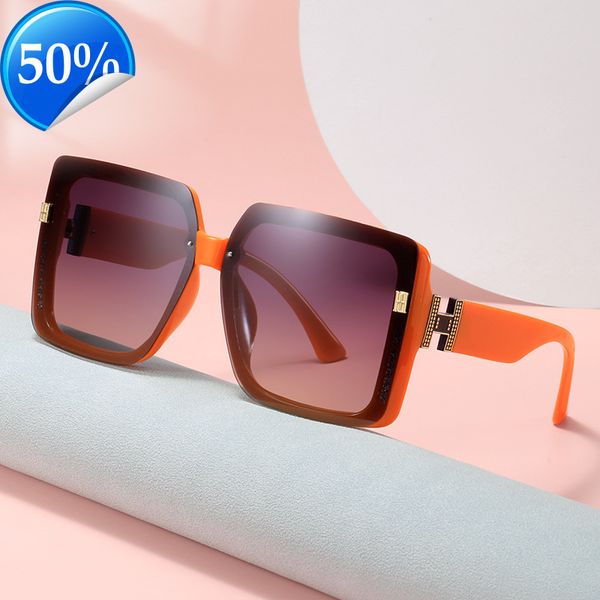 men's sunglasses designer women's net red fashion street sh orange large frame driving tide personality polarization uv protection, White;black
men's sunglasses designer women's net red fashion street sh orange large frame driving tide personality polarization uv protection, White;black