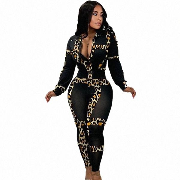 women's jumpsuits & rompers autumn women leopard print splicing turn-down neck long sleeve jumpsuit bodycon night club party skinny rom, Black;white
women's jumpsuits & rompers autumn women leopard print splicing turn-down neck long sleeve jumpsuit bodycon night club party skinny rom, Black;white