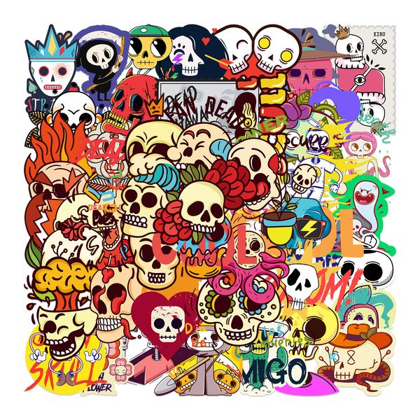 46pcs cartoon skull stickers non-random for car bike luggage graffiti sticker lapskateboard motor water bottle snowboard wall decals kids gi
46pcs cartoon skull stickers non-random for car bike luggage graffiti sticker lapskateboard motor water bottle snowboard wall decals kids gi