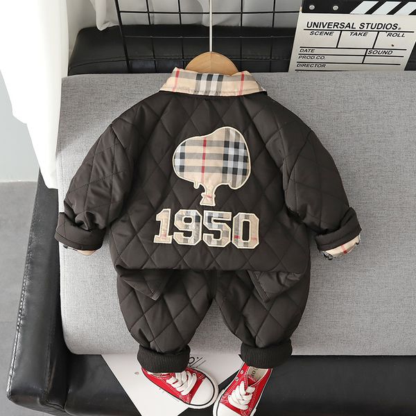 Winter Children Clothing Kids Tracksuits Sets Thicken Warm Sweatshirts Cotton Pants Suits for Boy Girl Toddler Baby Clothes, White
Winter Children Clothing Kids Tracksuits Sets Thicken Warm Sweatshirts Cotton Pants Suits for Boy Girl Toddler Baby Clothes, White